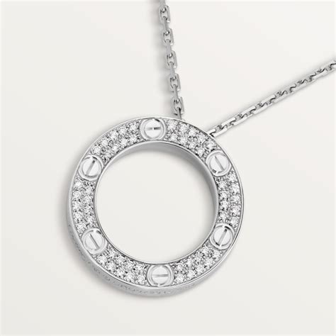 cartier love necklace|cartier love necklace diamond paved.